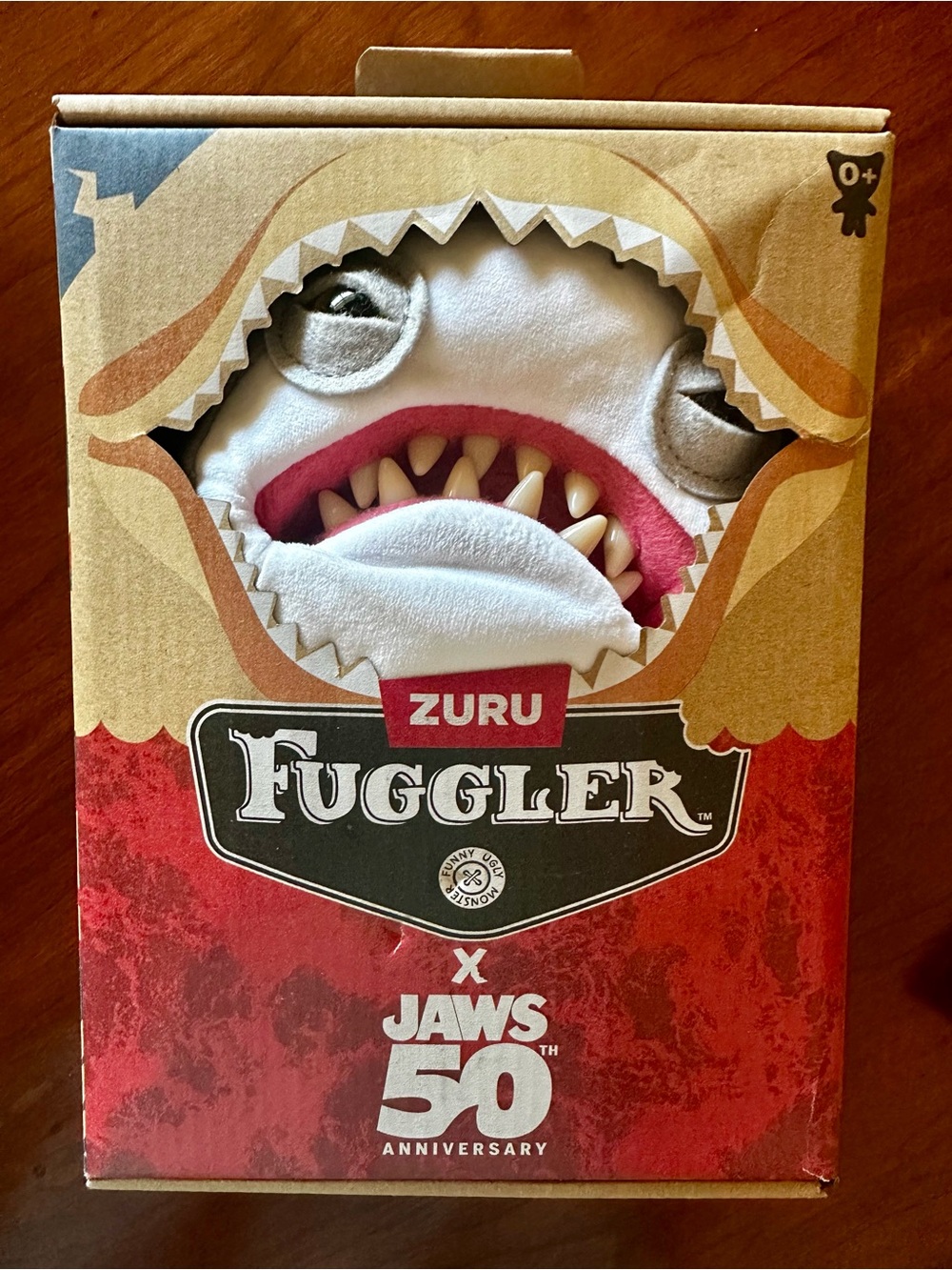NIB Zuru Fuggler x Jaws 50th Anniversary. Unopened slightly dented box. 2 avail